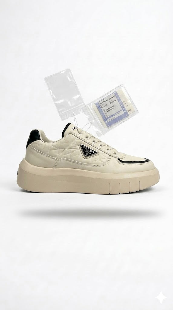 Elite Series Quilted Platform Sneakers – Luxury Designer Edition