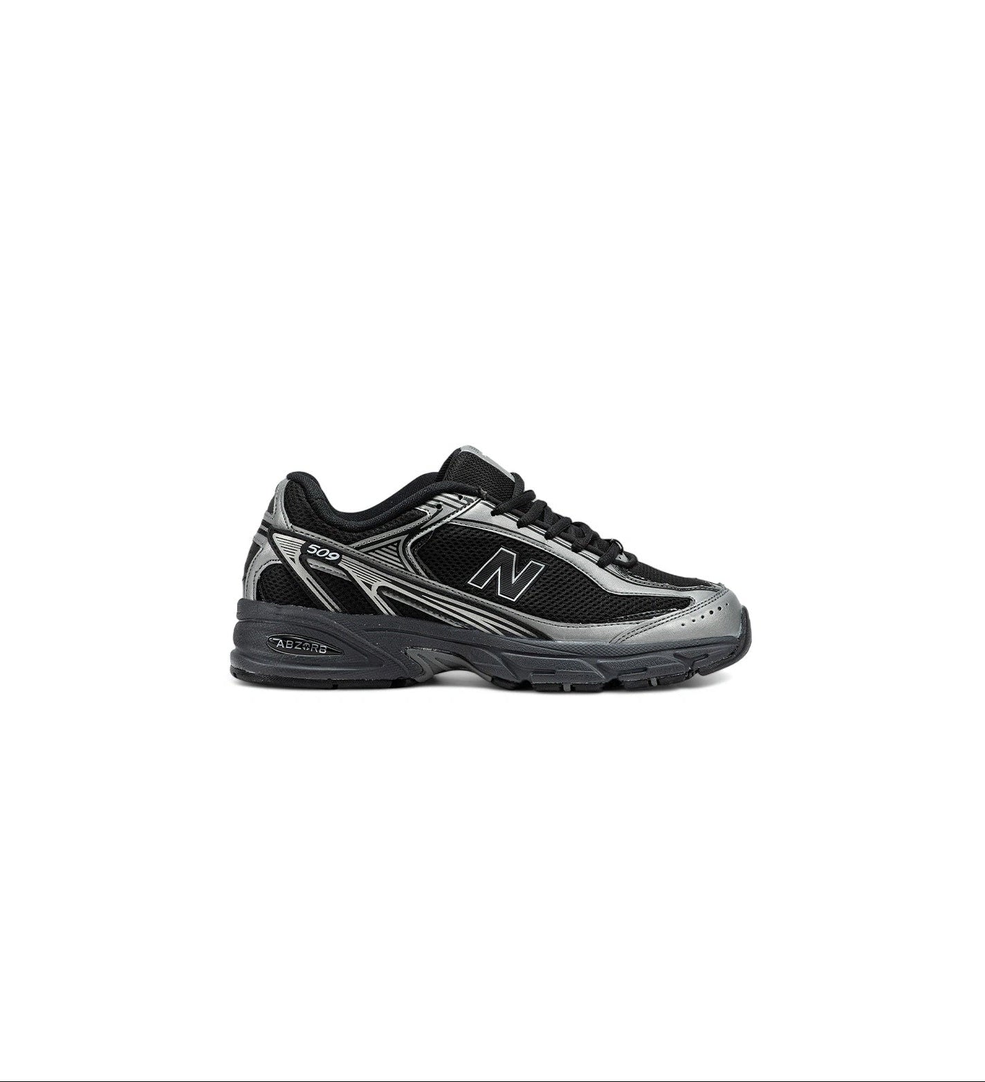 509 sneaker in a black and grey with ABZORB cushioning.