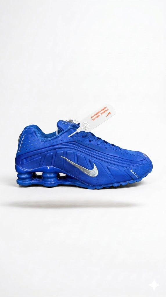 Nike Shox R4 "Electric Blue" – Premium Performance Sneakers