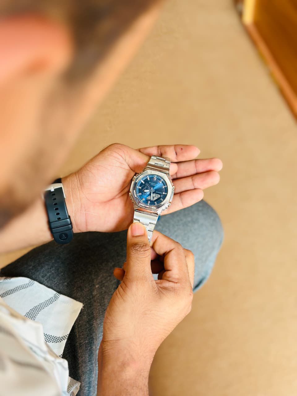 T-Two Professional Chronograph | High-Contrast Dual-Toned Dials | Executive Stainless Steel Timepiece