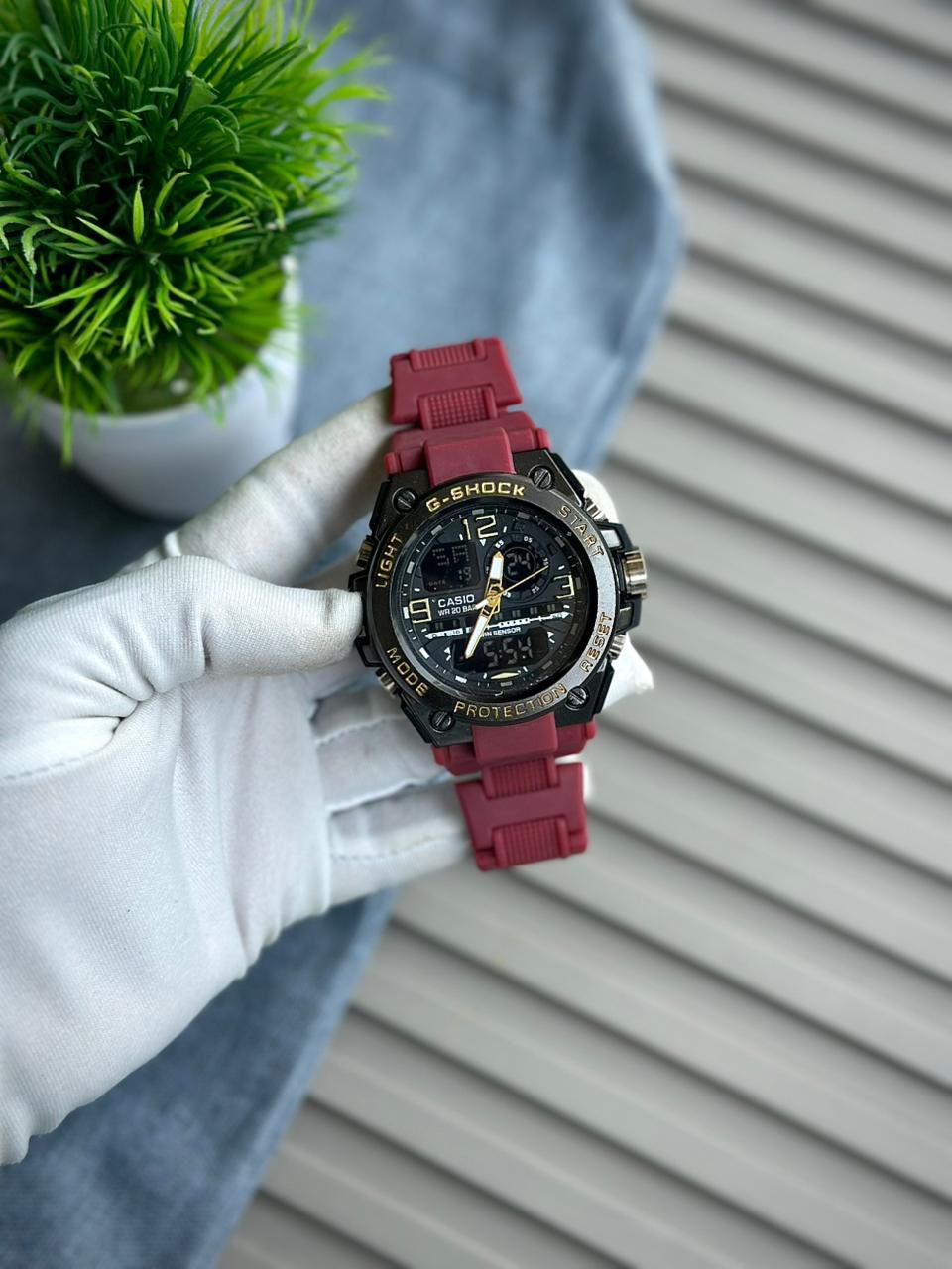 Casio G-Shock Series Rugged Tactical Watch | Dual Display Sporty Analog-Digital Men’s Watch