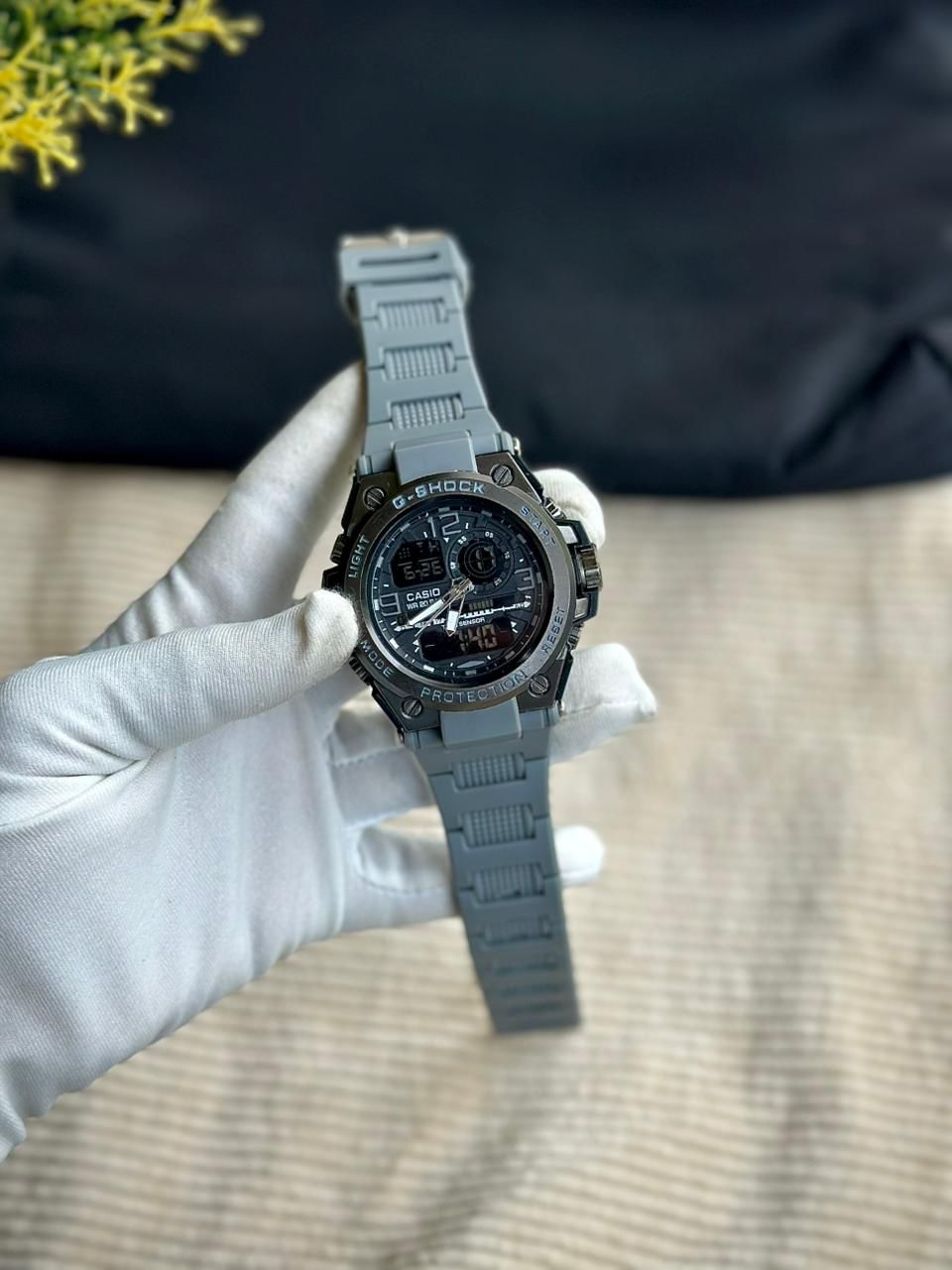 Premium G-Shock Style Tactical Watch | Dual Display Analog-Digital | Rugged Sport Series for Men