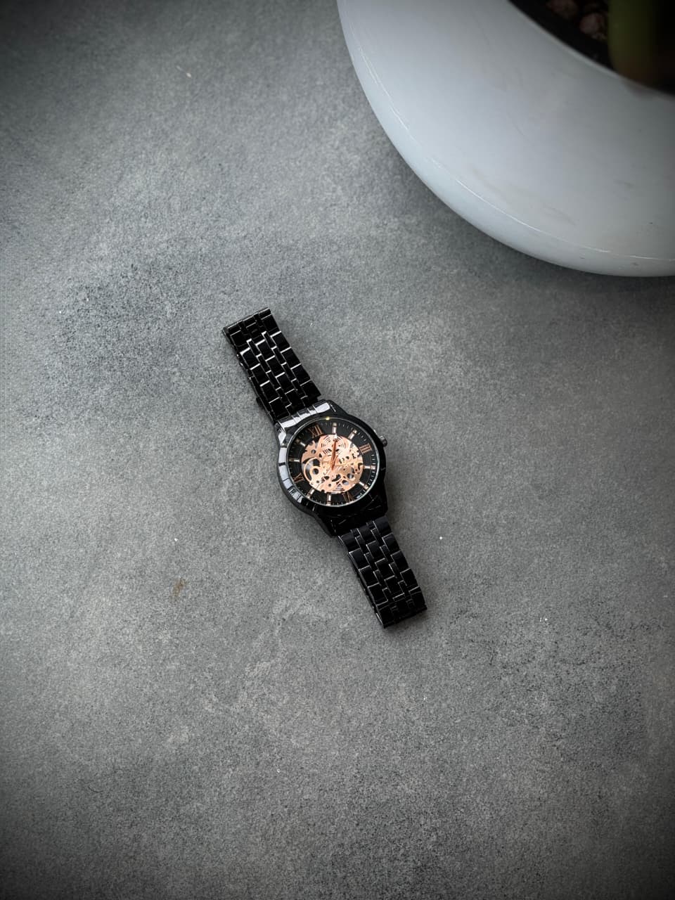 Luxurious Mechanical Skeleton Watch – Automatic Stainless Steel Men’s Timepiece