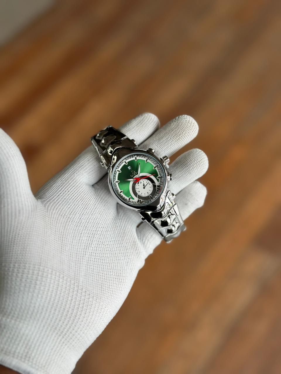 PRX-Style Integrated Steel Series | "Waffle" Texture Dial | Premium Sports-Luxury Business Watch