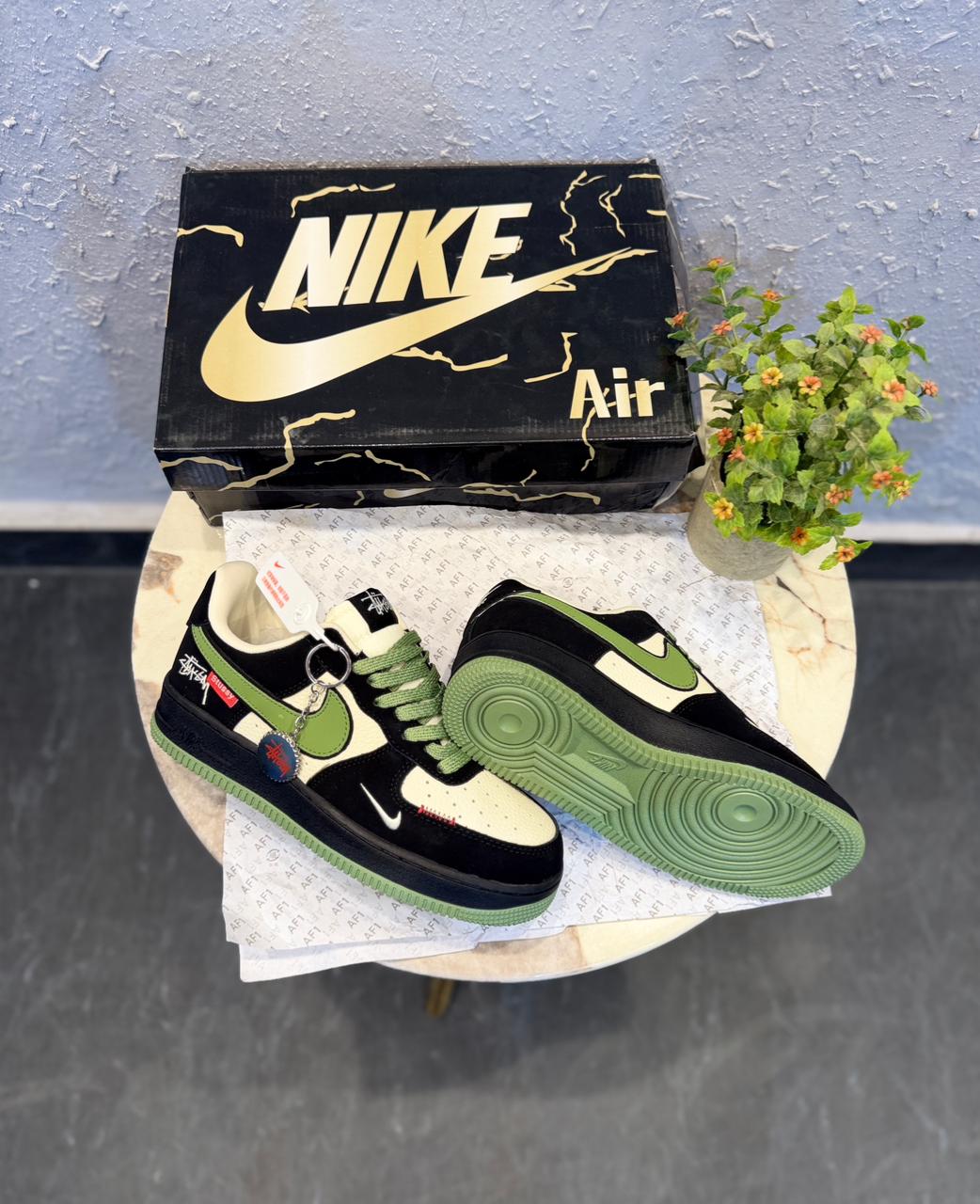 Nike Air Force 1 x Stüssy "Urban Forest" – Limited Edition Custom Collaborative Sneakers