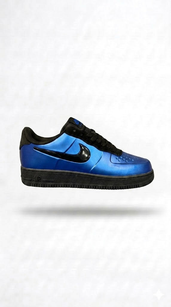 Nike Air Force 1 Low "Electric Blue Foamposite" – Metallic Blue & Black Limited Edition
