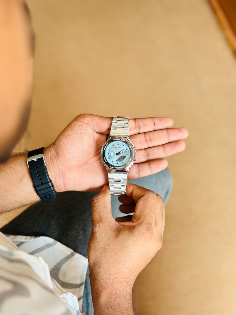T-Two Professional Chronograph | High-Contrast Dual-Toned Dials | Executive Stainless Steel Timepiece