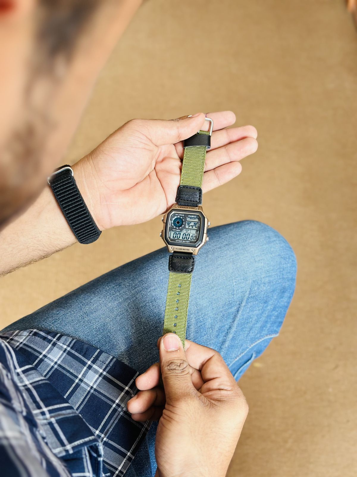 Tactical Digital World Time Watch – Rugged Explorer Edition