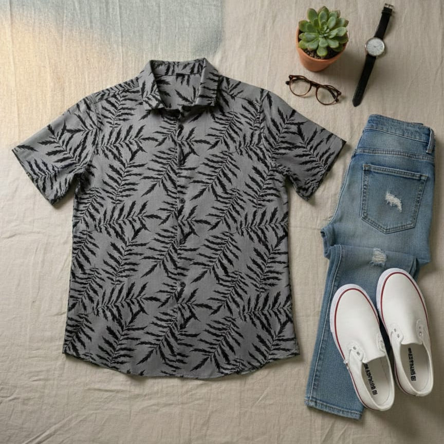 REVLON RELAXED MEN HALF SELEVE SHIRT