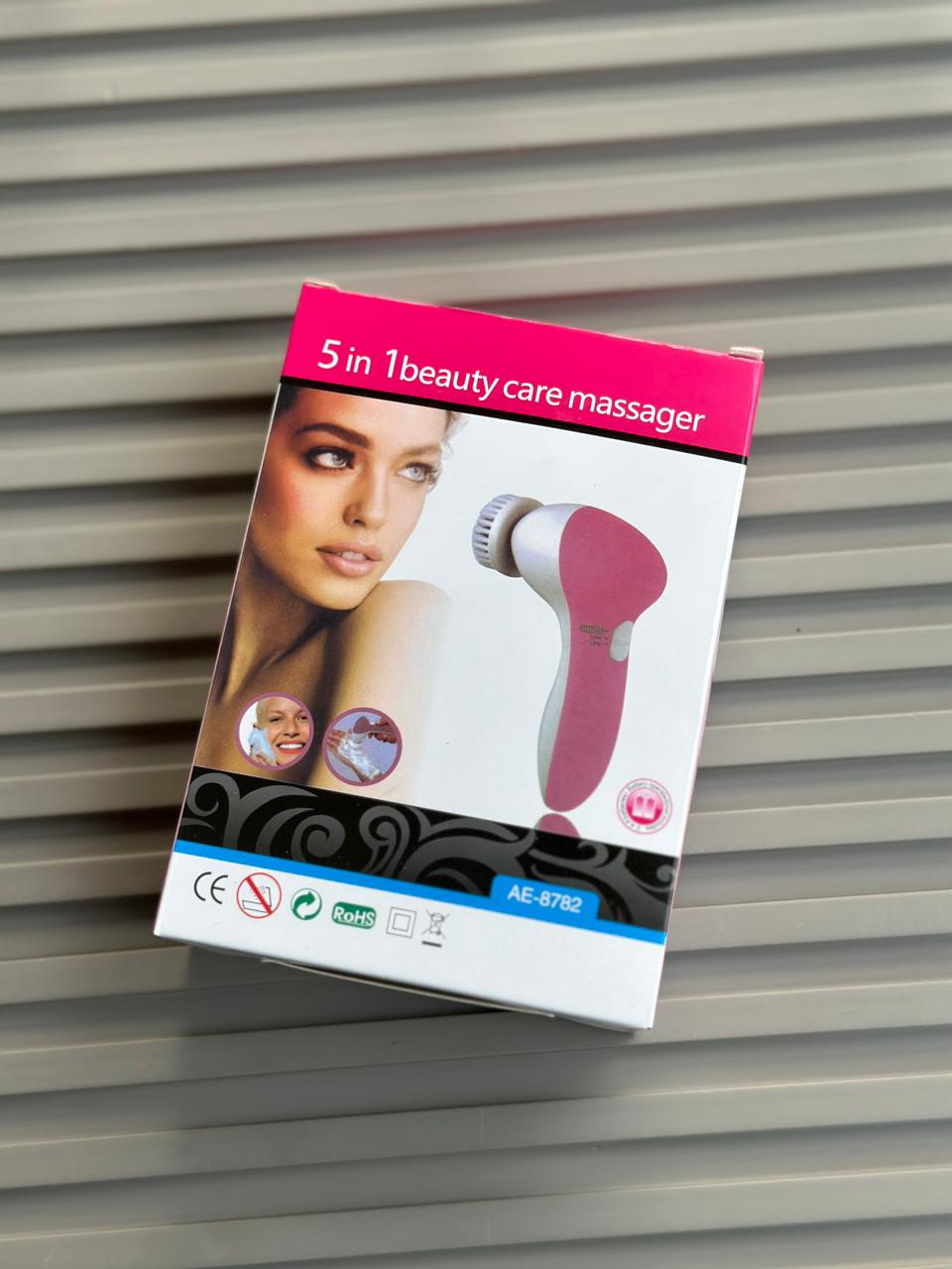 5-in-1 Beauty Care Massager – AE-8782 Facial Cleansing & Grooming Kit