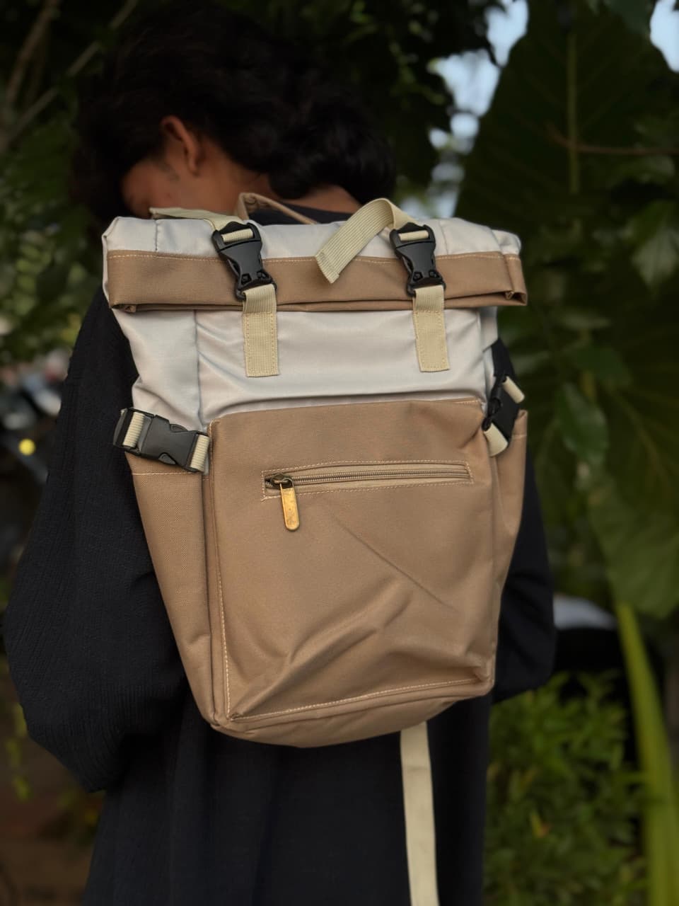 Urban Nomad Roll-Top Backpack – Two-Tone Tech Utility Pack
