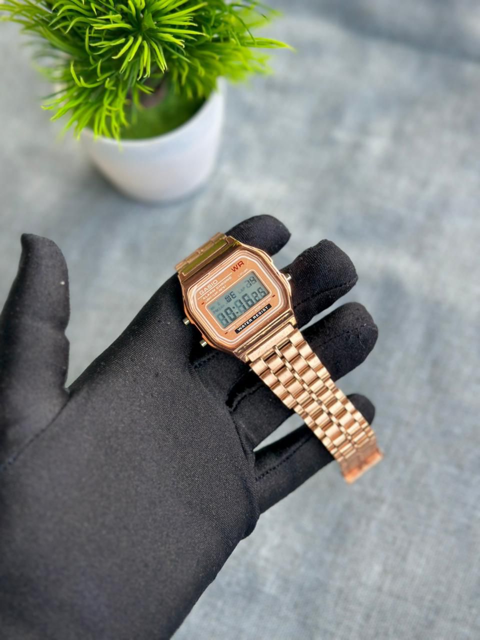 Classic Retro Digital Watch Collection | Vintage Stainless Steel Metal Strap | Unisex Designer Wristwatch