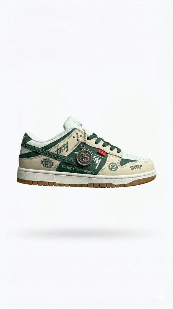 Nike Dunk SB "Forest Green & Gucci" Edition – Premium Graphic Streetwear Sneakers
