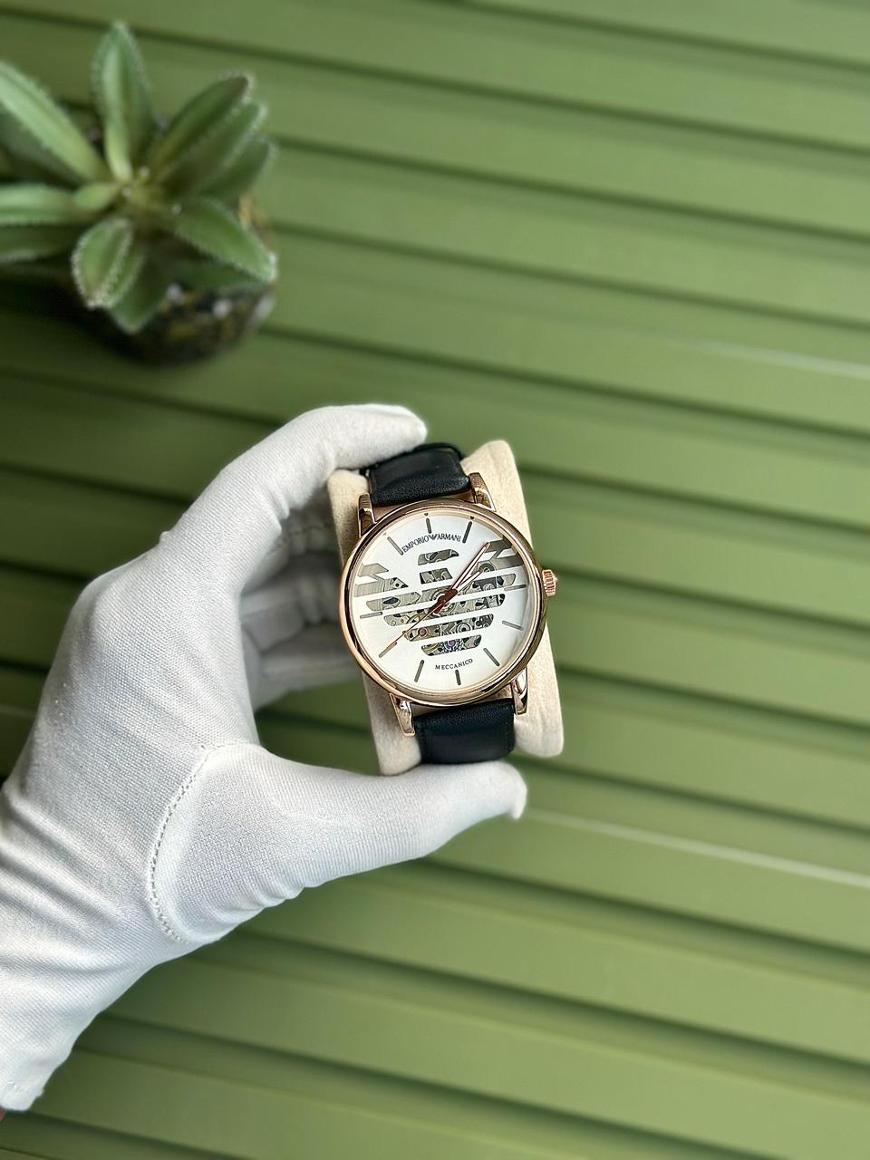 Premium Meccanico Skeleton Dial Watch | Luxury Eagle Motif Designer Watch | Men’s Automatic-Style Fashion Watch