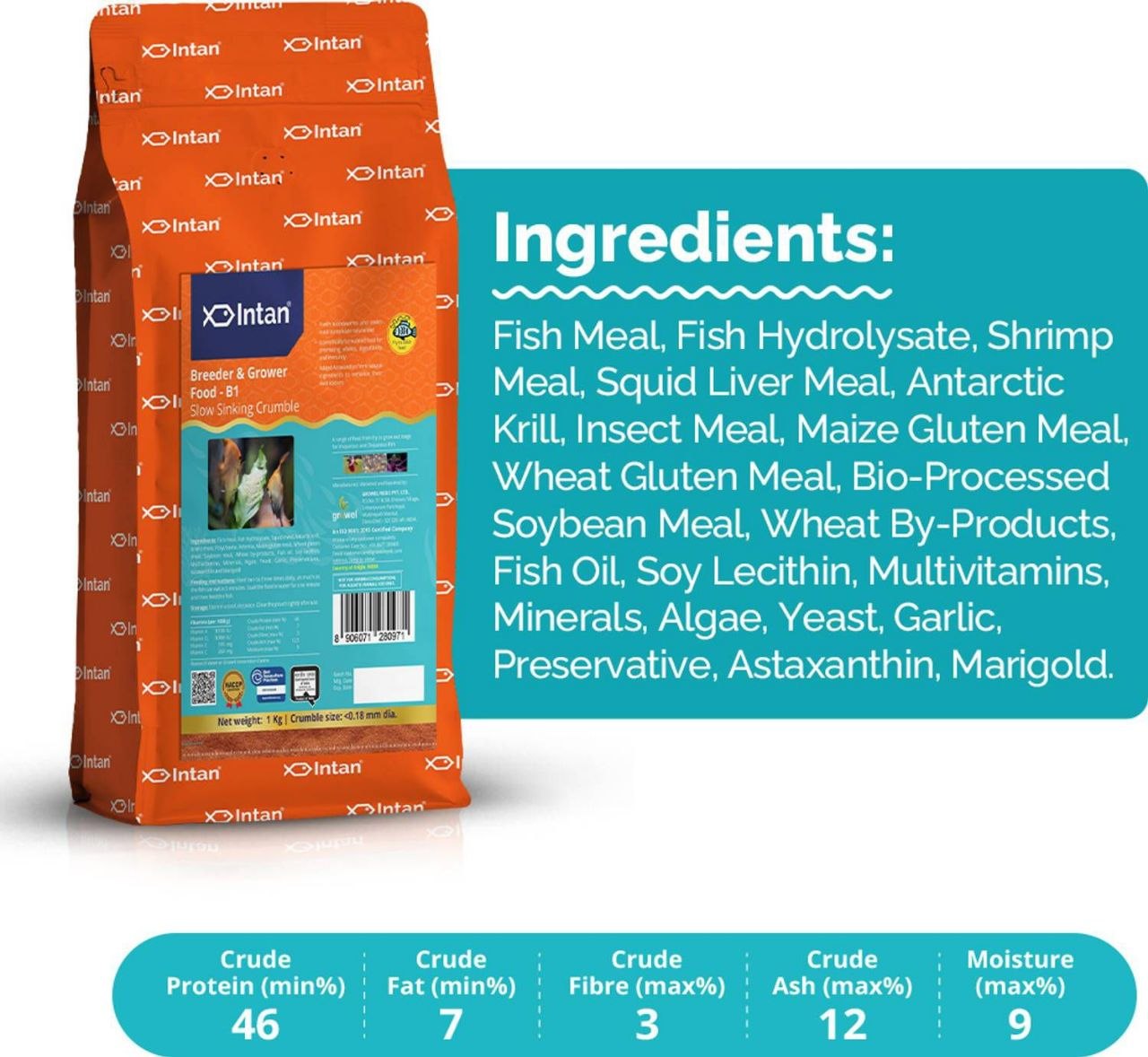Premium Breeder & Grower Fish Food