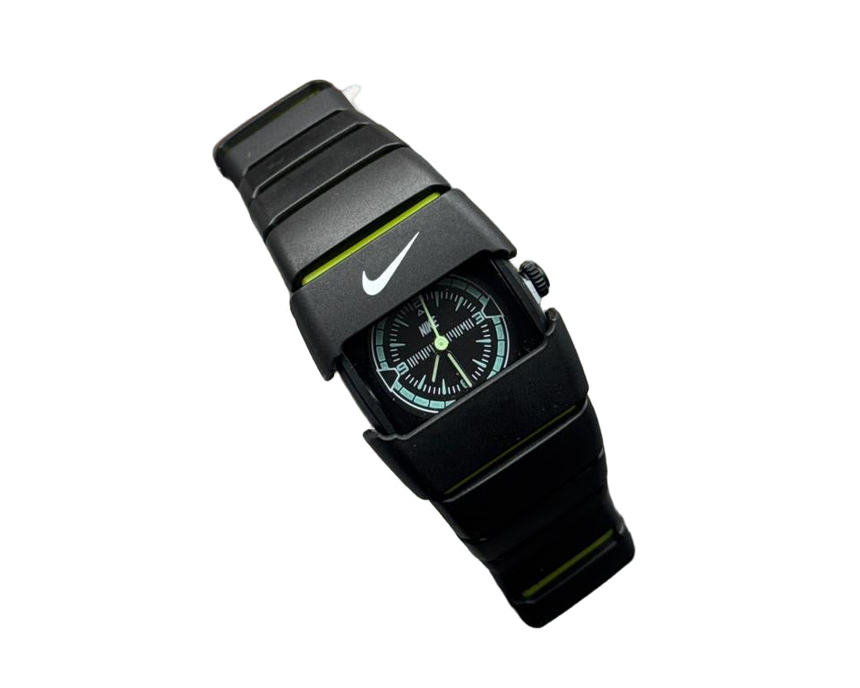 Nike Watch – Benlydesign Men Black Band Lumin Benlydesign Self-Design Electronic Digital Movement Watch | black & yellow