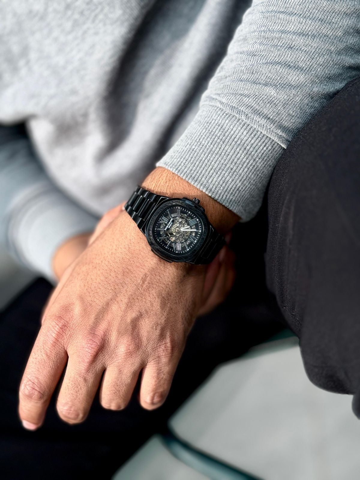 Premium Edifice Executive Chronograph | Cobalt Blue Bezel | Professional Stainless Steel Business Watch