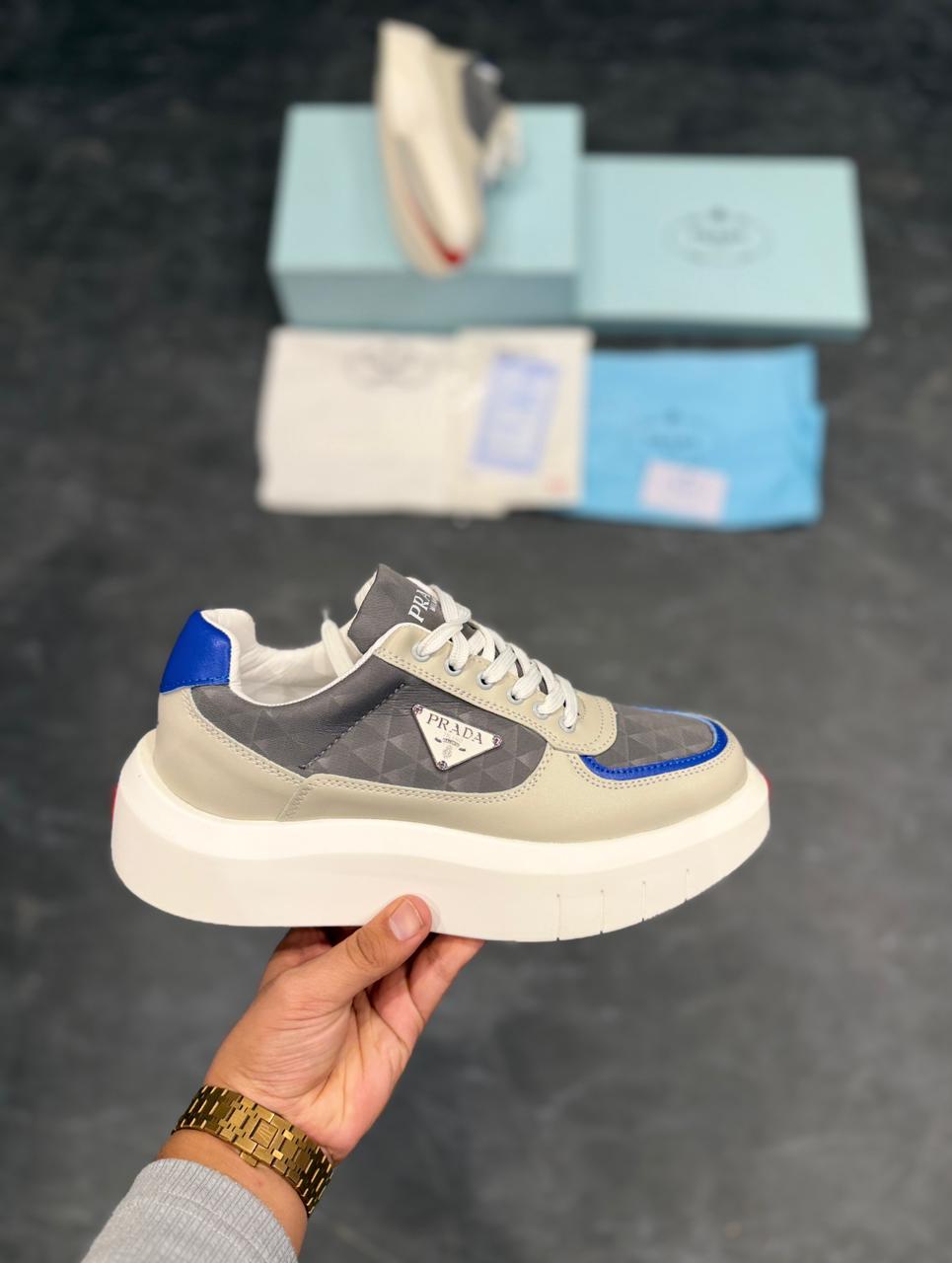 Elite Series Geometric Platform Sneakers – Luxury Streetwear Edition