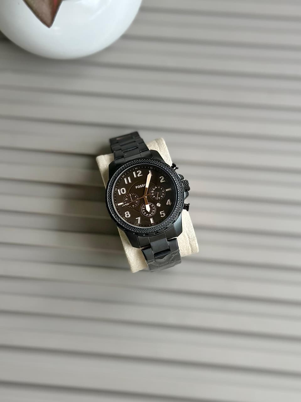 Fossil Machine Chronograph – Stealth Black Stainless Steel Watch