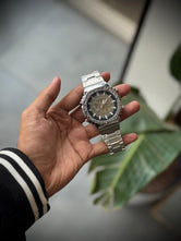 Premium Metal Edition CasiOak Series – Luxury Dual-Time Men’s Watch