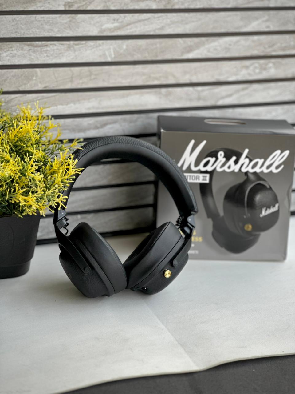 Marshall Monitor III Wireless Bluetooth Headphones – Deep Bass | 30+ Hours Playtime | Premium Over-Ear Headset