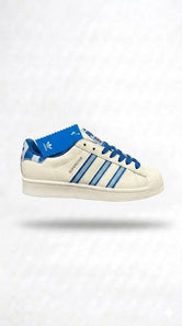 Adidas Superstar "London" Edition – Off-White & Royal Blue Premium Sneakers