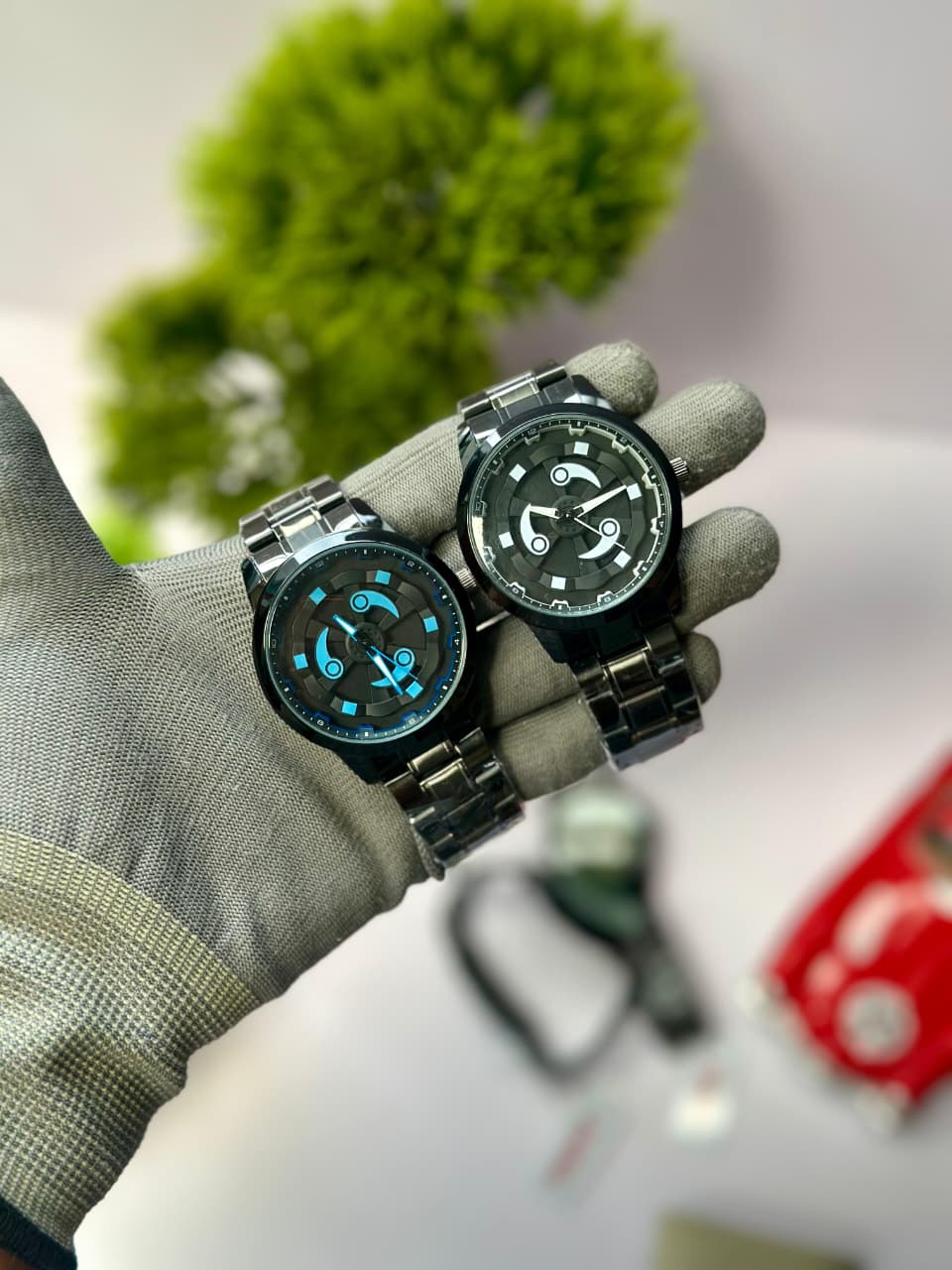 Elite Shinobi Edition Men’s Watch – Rotating Tomoe Dial Black Metal Series