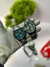 Elite Shinobi Edition Men’s Watch – Rotating Tomoe Dial Black Metal Series