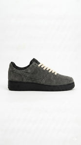 Nike Air Force 1 "Smokey Grey Suede" – Premium Edition with Oversized Rope Laces