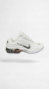 Nike Air Max Plus "Metallic Chrome" – Triple White & Silver Limited Edition
