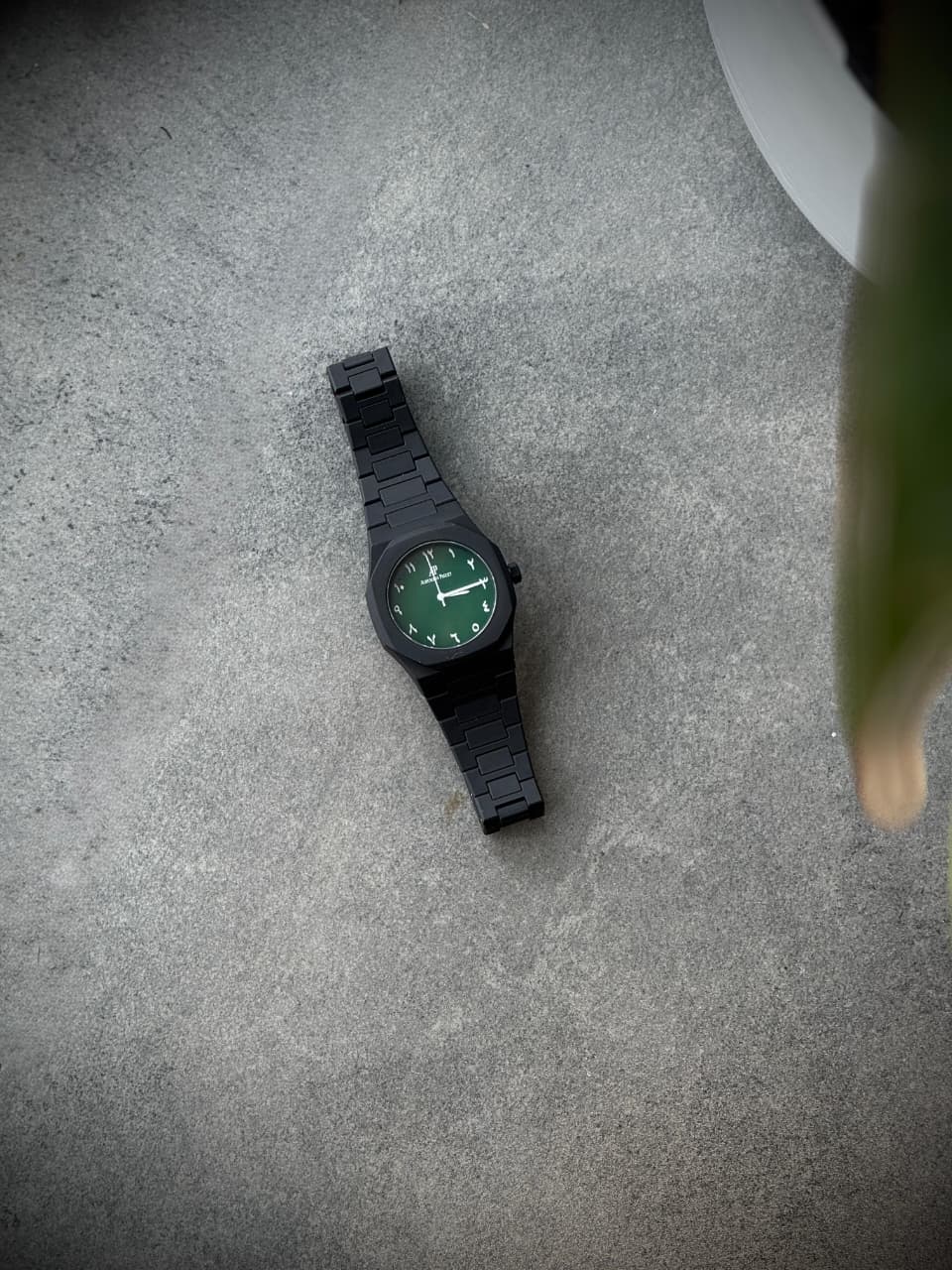 Matte Black Arabic Dial Edition – Luxury Minimalist Men's Watch