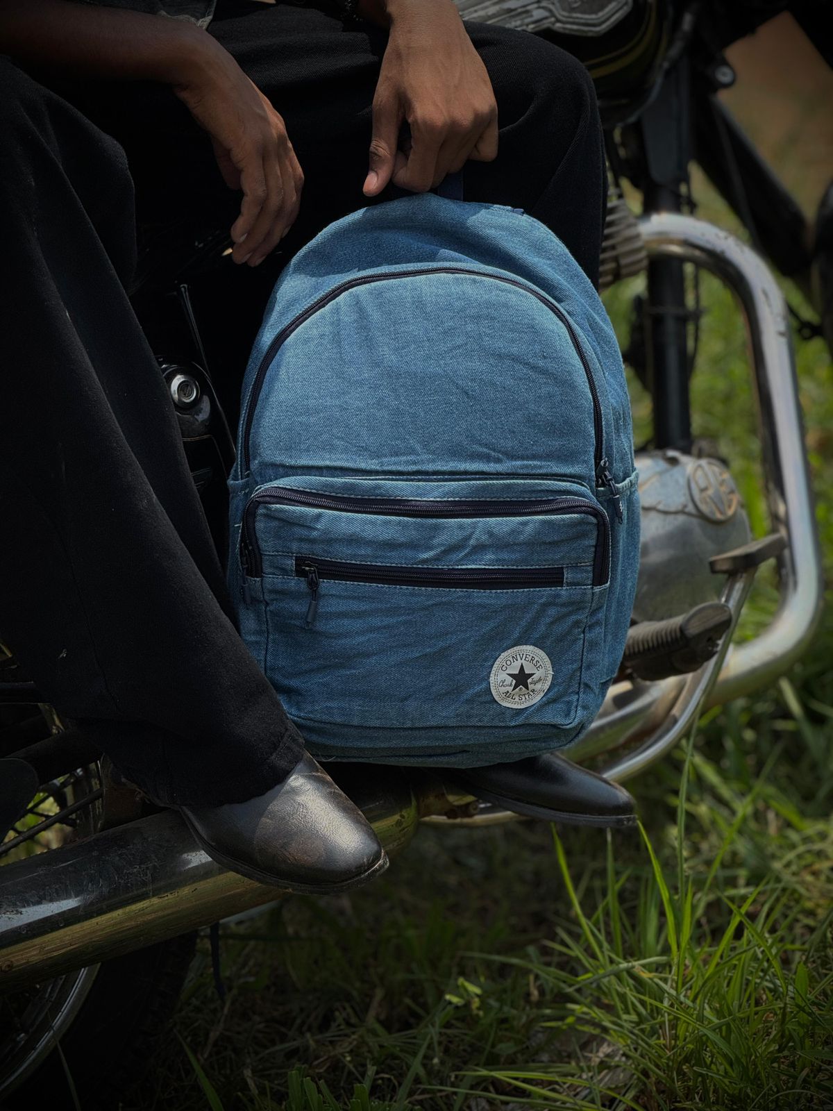 Converse All Star Denim Heritage Backpack – Classic Indigo Washed Rucksack
