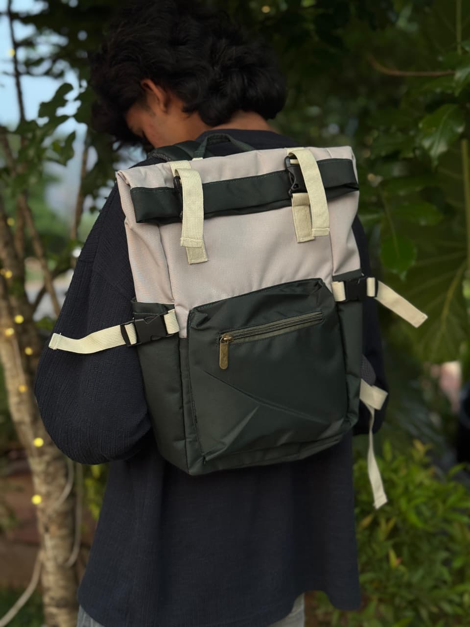 Urban Nomad Roll-Top Backpack – Two-Tone Tech Utility Pack