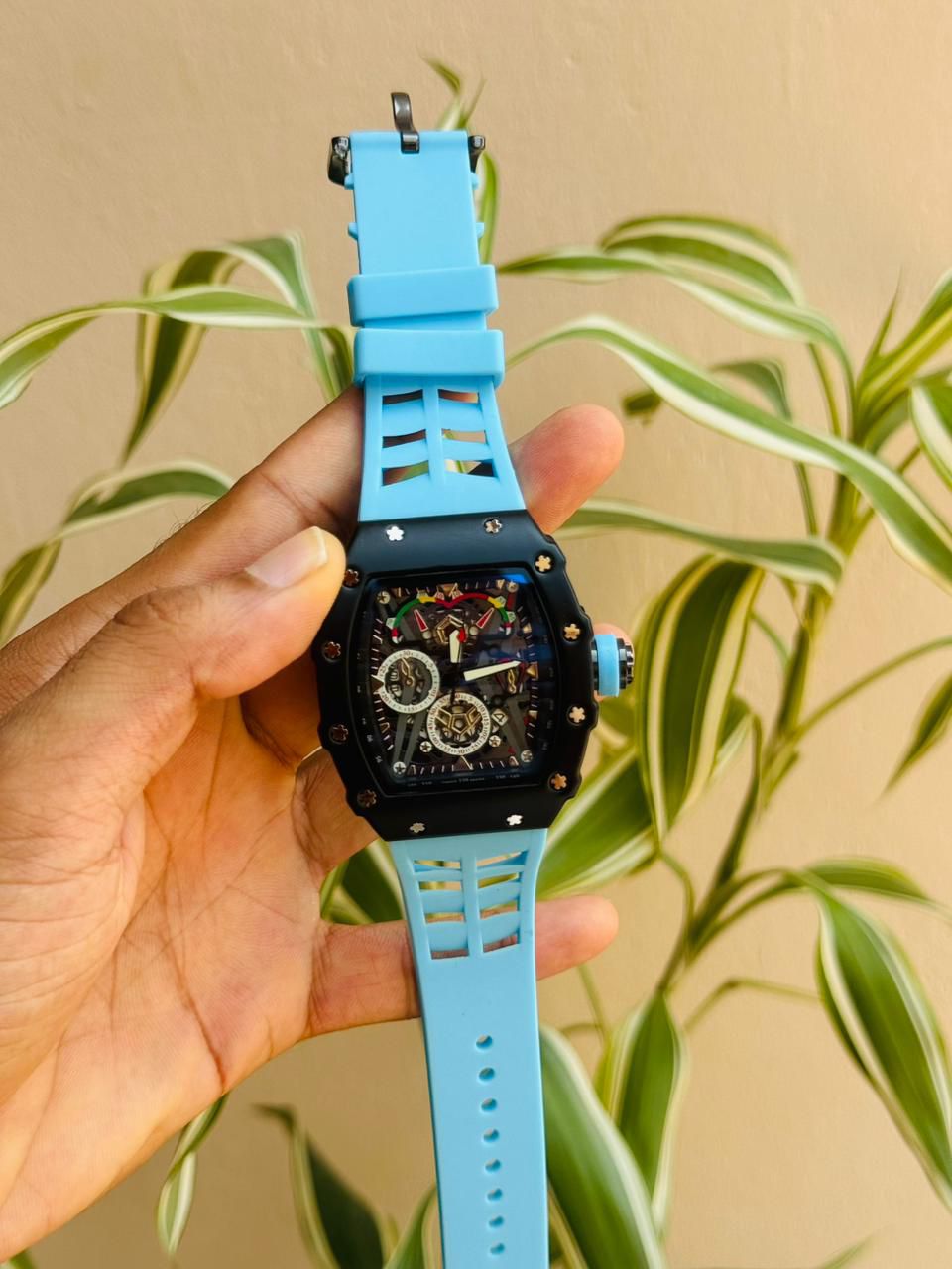 T-Two Professional Chronograph | High-Contrast Dual-Toned Dials | Executive Stainless Steel Timepiece