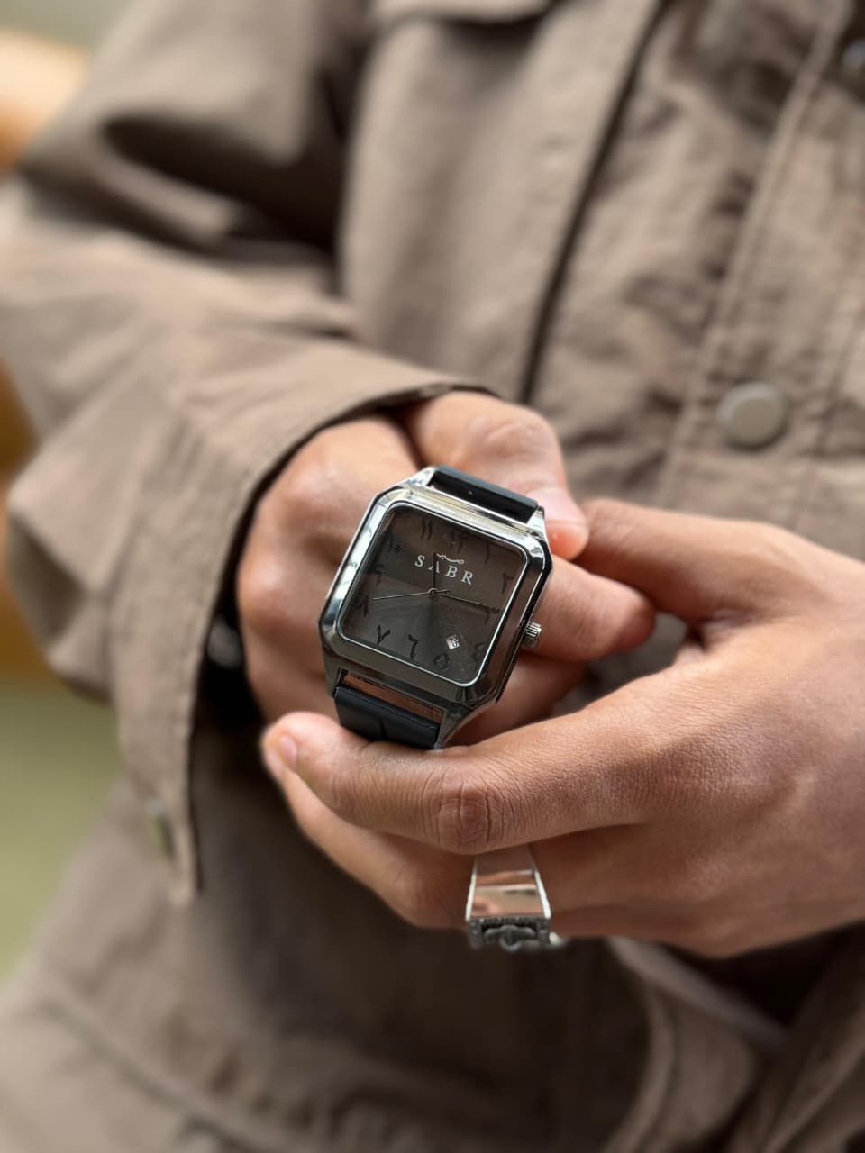 SABR Minimal Matte Arabic Dial Watch