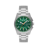 Exchange Quartz Green Dial Chronograph Stainless Steel Men Watch AX2862