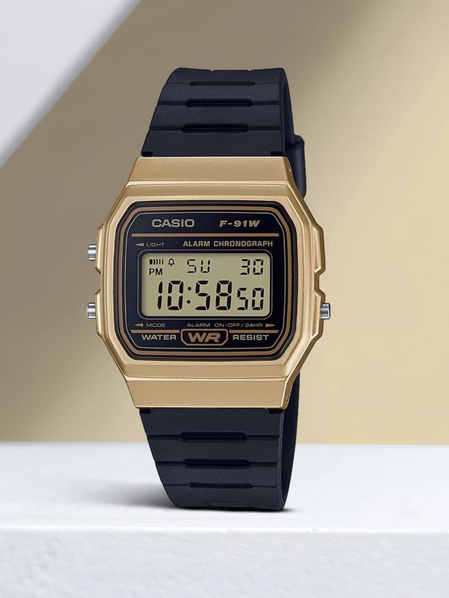 F-91WM-9ADF Digital Watch With A Gold