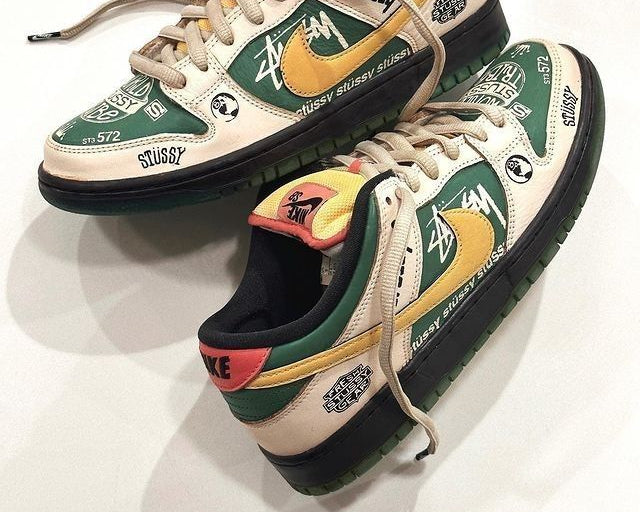 Nike Stüssy x Dunk Low Pro SB 'Cherry' sneaker,