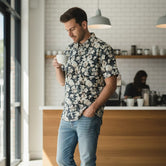 YOTH RELAXED MEN HALF SELEVE SHIRT
