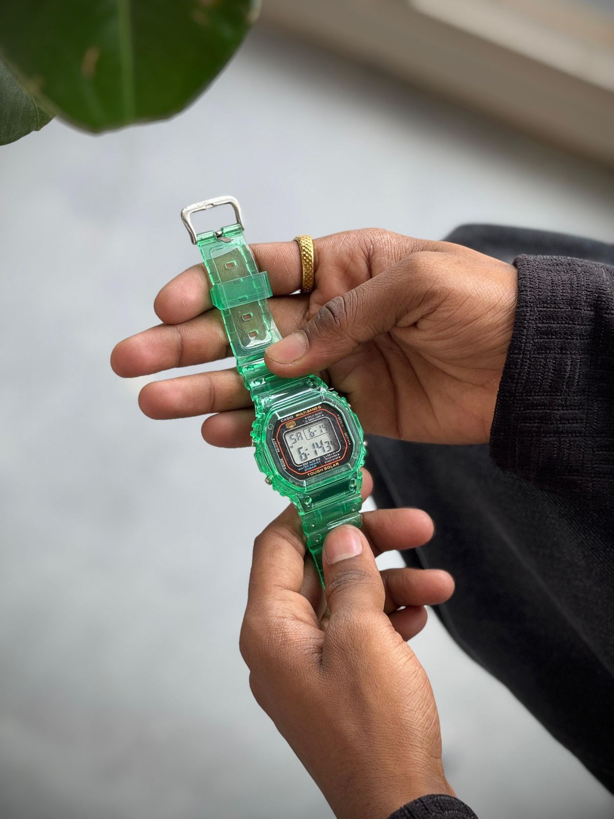 Neon Jelly Series – Transparent Digital Retro Sports Watch Collection