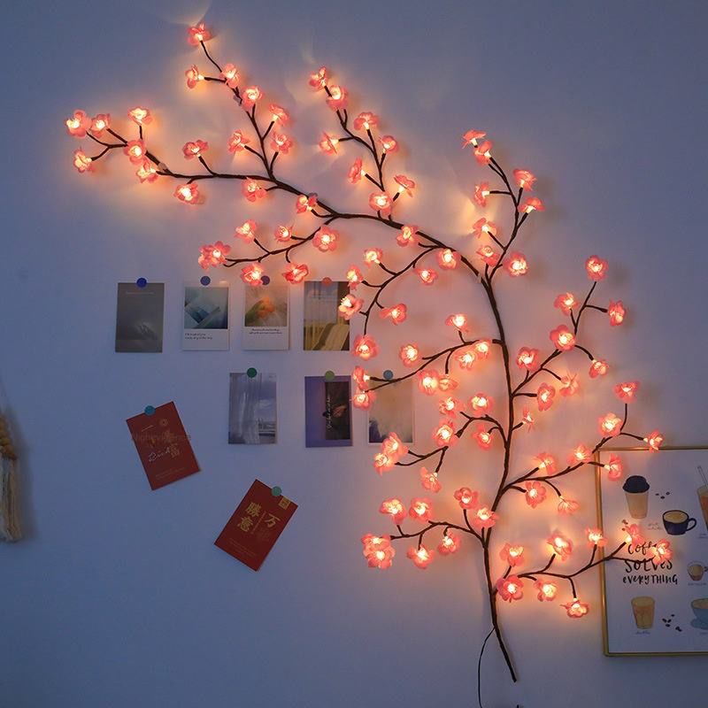 Cherry Blossom Flower Tree Branch LED Light for Home Decor