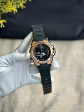Premium G-Shock Style Tactical Watch | Dual Display Analog-Digital | Rugged Sport Series for Men
