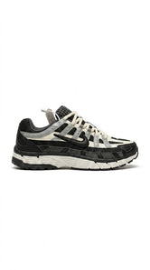 Nike P-6000 "Triple Black & Anthracite" – Retro Tech-Runner Sneakers