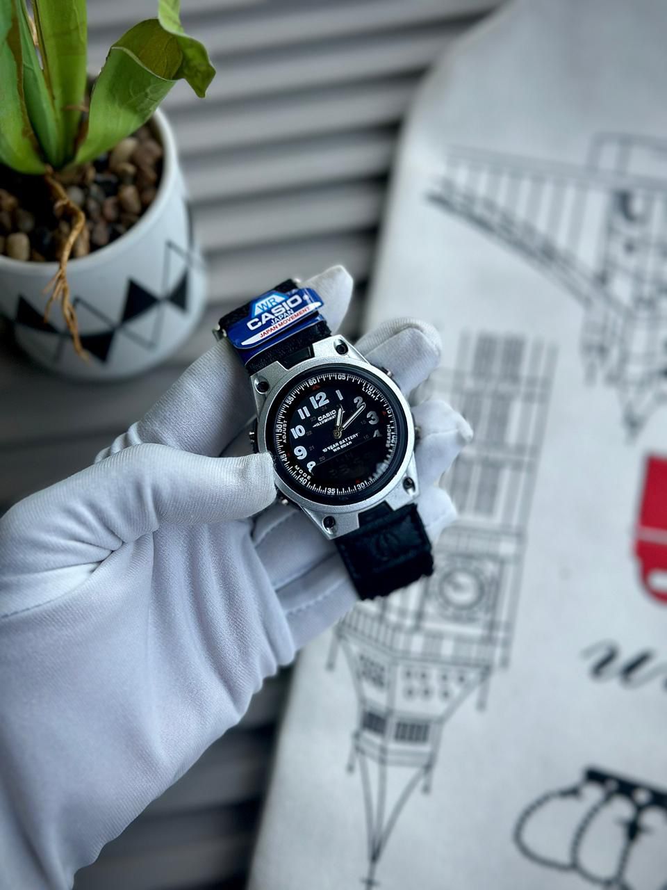 Casio AW-80 Series Analog-Digital Watch – 10-Year Battery & Telememo Edition
