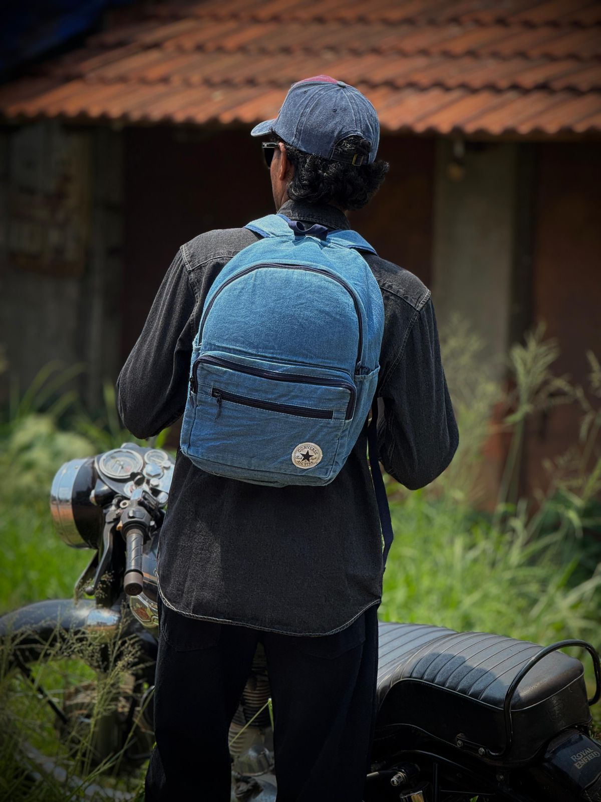 Converse All Star Denim Heritage Backpack – Classic Indigo Washed Rucksack