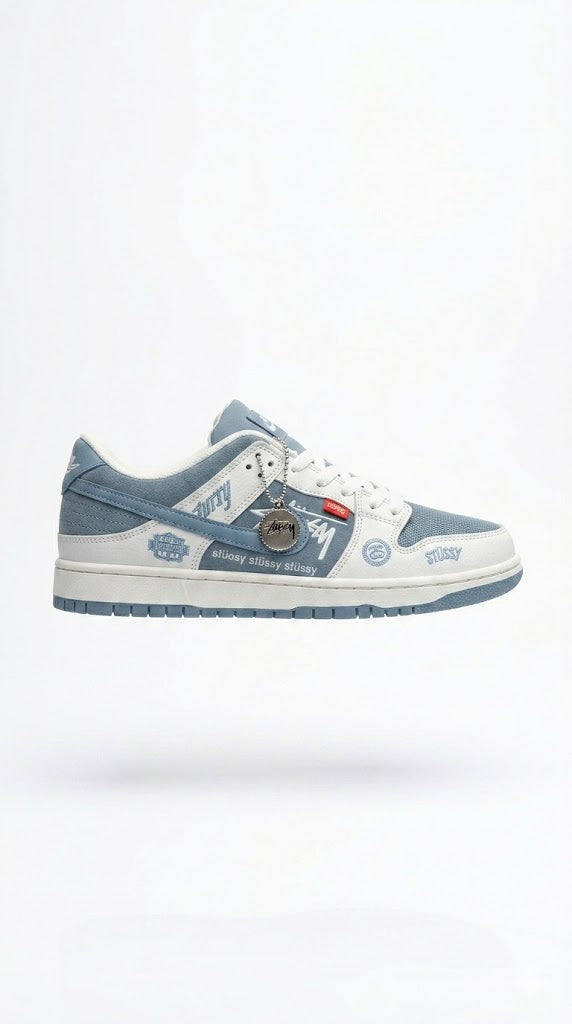 Nike Dunk SB x Stüssy "Coastal Blue" – Premium Graphic Streetwear Sneakers