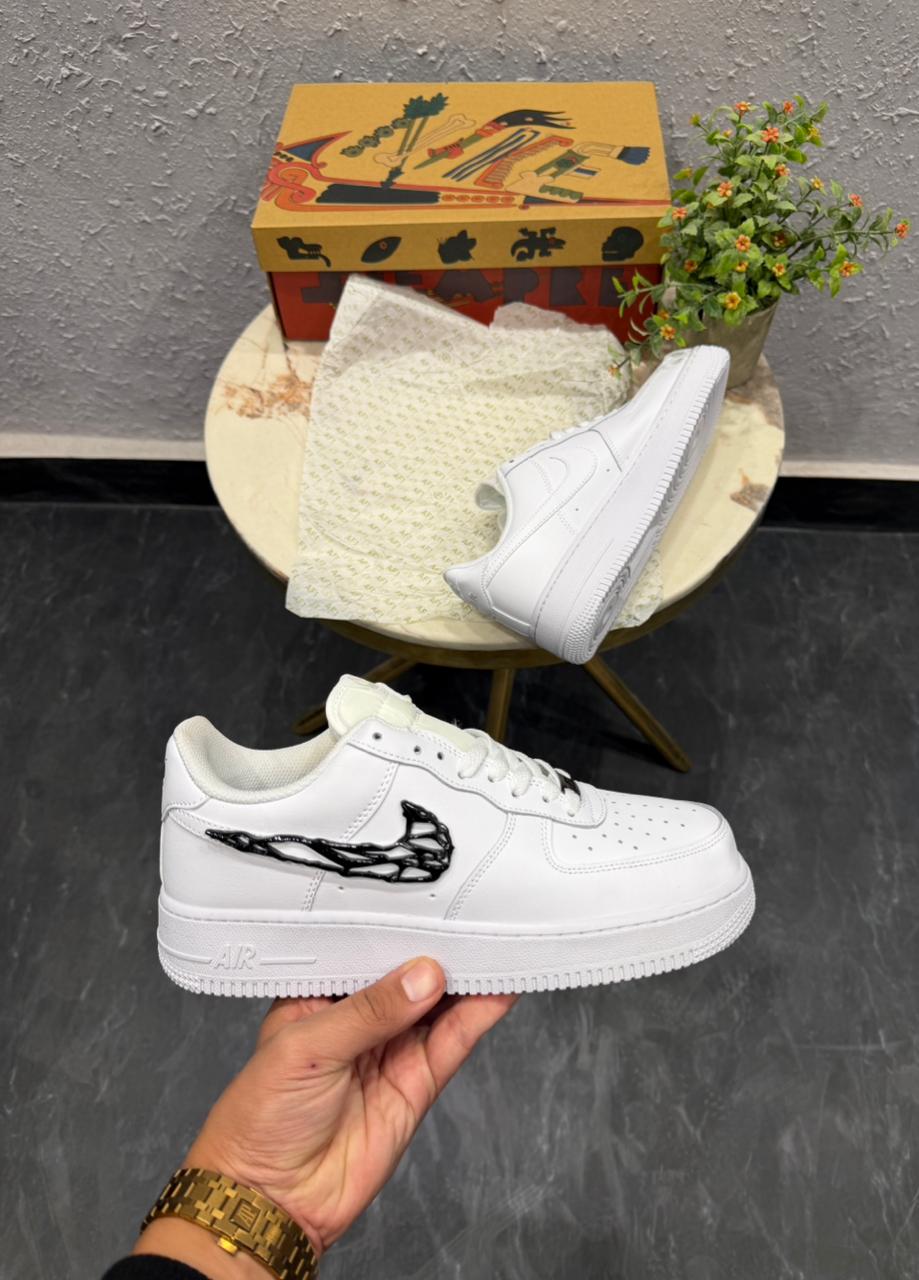 Air Force 1 Low "Shadow Skeleton" – Custom Edition Premium Sneakers