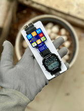 Casio "World Time" Illuminator – Classic Digital Series with Premium Black Leather Strap