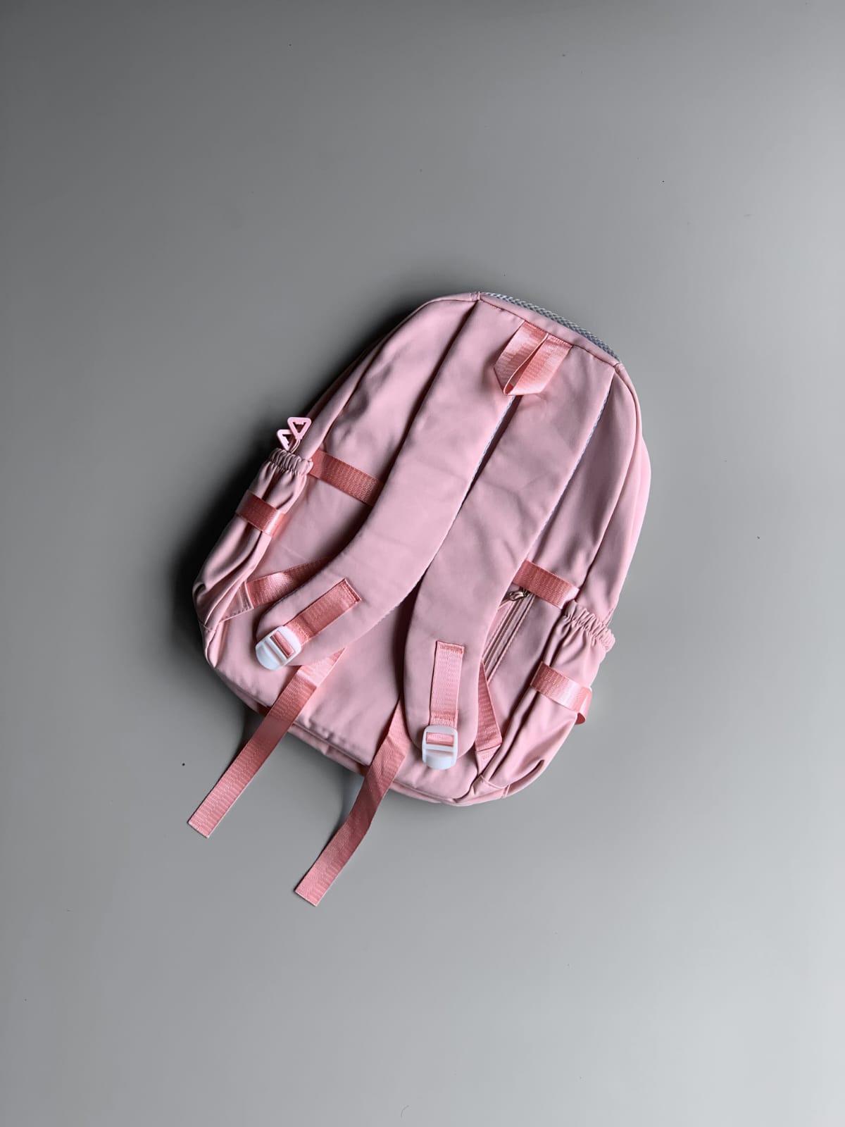 YIMI Style Premium Aesthetic Backpack – Pastel Pink Multi-Pocket Travel & School Bag