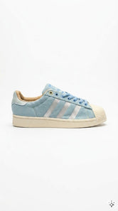 Adidas Superstar "Sky Blue Denim" – Limited Edition Canvas Shell-Toe Sneakers
